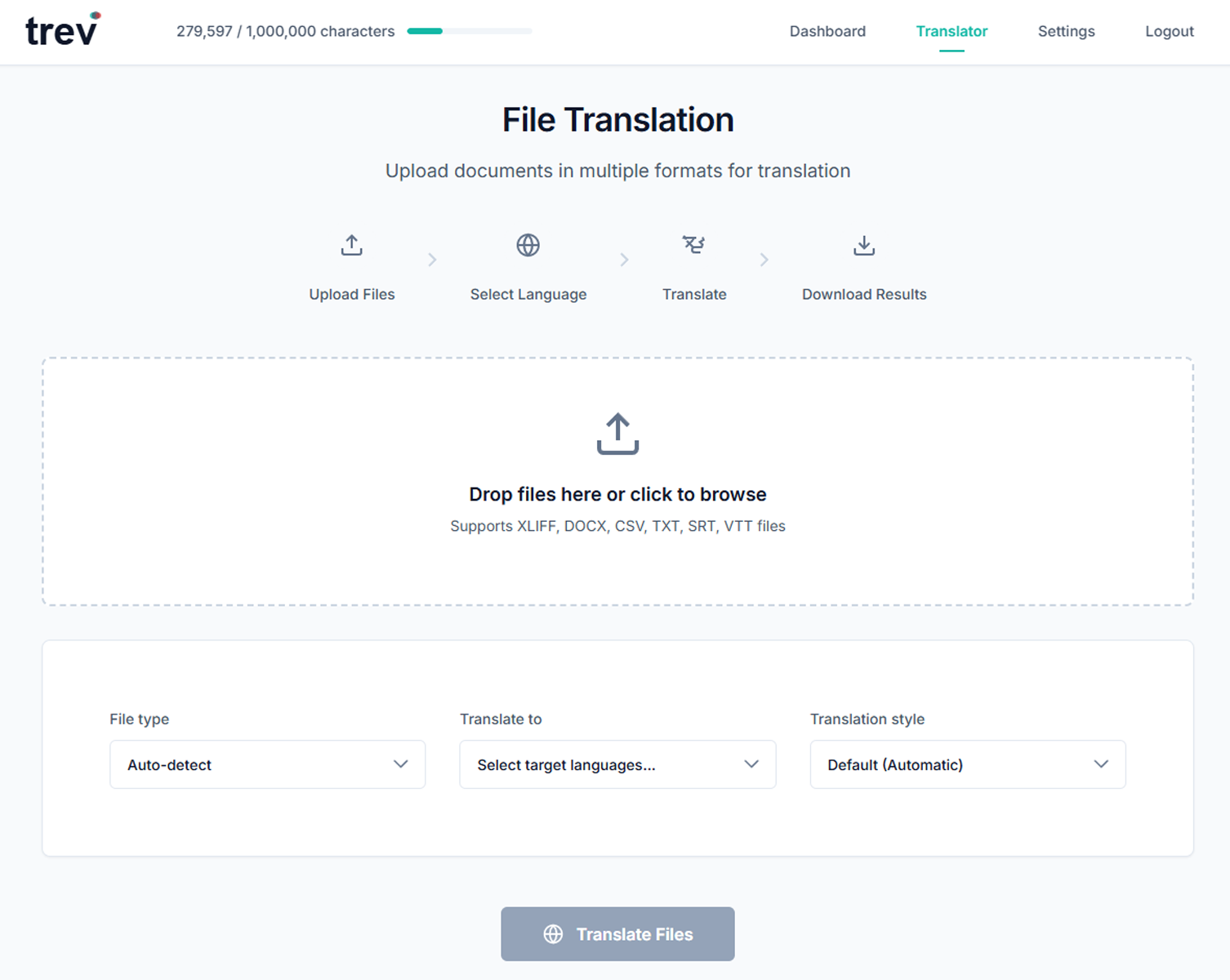File Translation - Upload